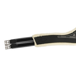 Sangle Anatomique Acavallo Gel & Pvc Doublure En Laine Amovible Noir Sangle Anatomique Acavallo Gel & Pvc Doublure En Laine Amovible Noir