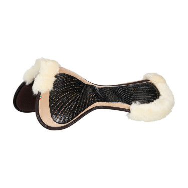 Amortisseur Acavallo Close Contact Classic Gel mémoire de forme mouton Sable / naturel Beige