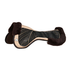 Amortisseur Acavallo Close Contact Classic Gel mémoire de forme mouton Sable / marron Beige