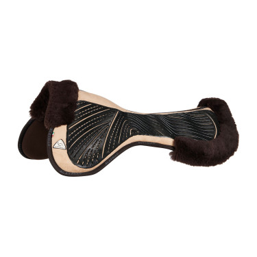 Amortisseur Acavallo Close Contact Classic Gel mémoire de forme mouton Sable / marron Beige
