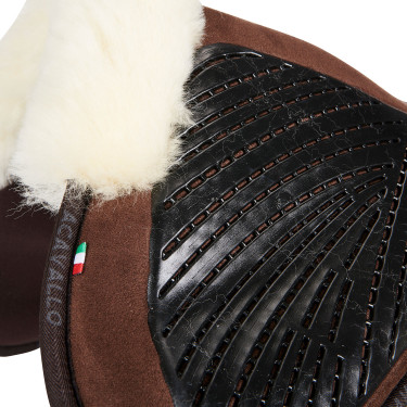 Amortisseur Acavallo Close Contact Classic Gel mémoire de forme mouton Marron / naturel