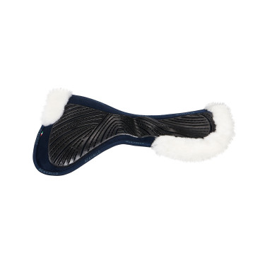 Acavallo Close Contact Classic Gel schokdemper met traagschuim en schapenvacht Acavallo Close Contact Classic Gel schokdemper met traagschuim en schapenvacht