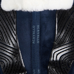 Amortisseur Acavallo Close Contact Classic Gel mémoire de forme mouton Bleu / blanc