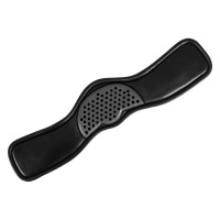 Sangle courte anatomique en cuir Acavallo Noir Sangle courte anatomique en cuir Acavallo Noir