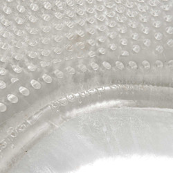 Mixte Close Contact zadelonderlegger Acavallo Classic met volledige schapenvacht Transparant / wit