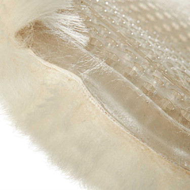 Mixte Close Contact zadelonderlegger Acavallo Classic met volledige schapenvacht Transparant / natuurlijk