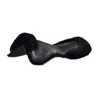 Amortisseur mixte Close Contact Acavallo Classic Mouton intégral Noir / noir