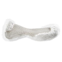 Acavallo Gel Schokdemper Volledig Lamsvel Transparant / wit Acavallo Gel Schokdemper Volledig Lamsvel Transparant / wit