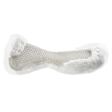Acavallo Gel Schokdemper Volledig Lamsvel Transparant / wit Acavallo Gel Schokdemper Volledig Lamsvel Transparant / wit