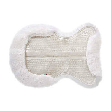Acavallo Gel Schokdemper Volledig Lamsvel Transparant / wit Acavallo Gel Schokdemper Volledig Lamsvel Transparant / wit