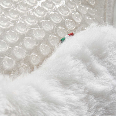 Acavallo Gel Schokdemper Volledig Lamsvel Transparant / wit Acavallo Gel Schokdemper Volledig Lamsvel Transparant / wit