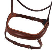Bridon en cuir Acavallo Allegoria Marron foncé Bridon en cuir Acavallo Allegoria Marron foncé