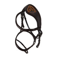 Bridon en cuir Acavallo Allegoria Marron foncé