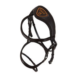 Bridon en cuir Acavallo Allegoria Marron foncé