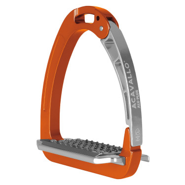 Étriers en aluminium Acavallo Arena Aluplus Orange Étriers en aluminium Acavallo Arena Aluplus Orange