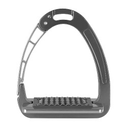 Étriers en aluminium Acavallo Arena Aluplus Titane Gris Étriers en aluminium Acavallo Arena Aluplus Titane Gris