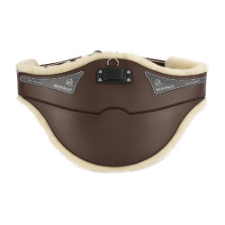 Singel Acavallo Gel & Pvc Verwijderbare voering van wol Donkerbruin