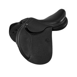 Selle d'obstacle en cuir Acavallo Veneziano Noir Selle d'obstacle en cuir Acavallo Veneziano Noir