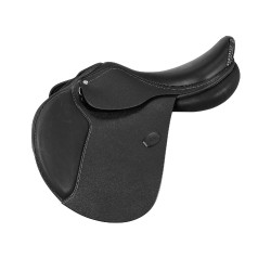 Selle d'obstacle en cuir Acavallo Veneziano Noir Selle d'obstacle en cuir Acavallo Veneziano Noir