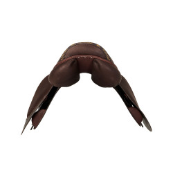 Selle d'obstacle en cuir Acavallo Veneziano Marron foncé Selle d'obstacle en cuir Acavallo Veneziano Marron foncé