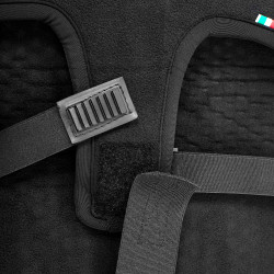 Zadeldek Acavallo Gel Out Cushion Ride 20 mm - Dressuur Zwart