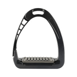 Etriers Acavallo Arena AluPro Charbon Gris