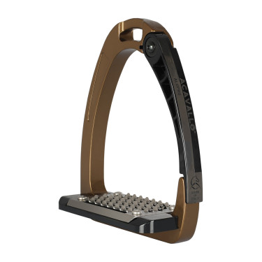 Etriers Acavallo Arena AluPro Bronze Marron
