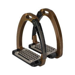 Etriers Acavallo Arena AluPro Bronze Marron