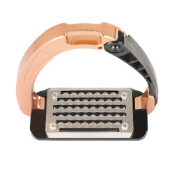 Etriers Acavallo Arena AluPro Or rose Noir Etriers Acavallo Arena AluPro Or rose Noir