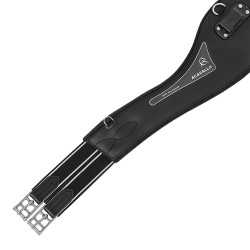Anatomische singel Acavallo Gel & PVC Zwart Anatomische singel Acavallo Gel & PVC Zwart