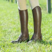 Mini-chaps leer Horze Spirit Bruin