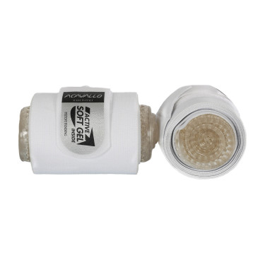 Bandes combi Acavallo gel et élastique Blanc