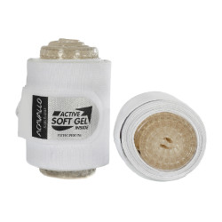 Combi-bandages Acavallo gel en elastiek Wit
