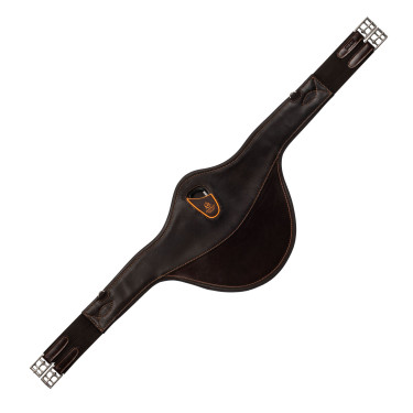 Sangle bavette obstacle en cuir et gel Acavallo Sangle bavette obstacle en cuir et gel Acavallo