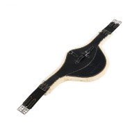 Sangle bavette obstacle en mouton synthétique Aline Equestro Noir Sangle bavette obstacle en mouton synthétique Aline Equestro Noir