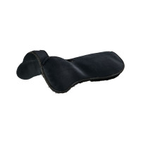 Amortisseur suede full mouton Acavallo Noir / noir