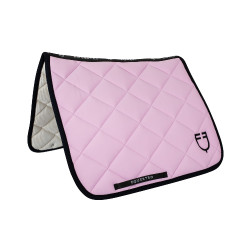 Tapis de dressage en tissu technique édition Black Line Equestro Bouquet orchidée