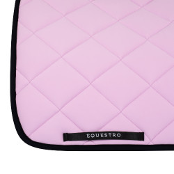 Tapis de dressage en tissu technique édition Black Line Equestro Bouquet orchidée Rose