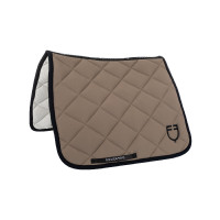 Tapis de dressage en tissu technique édition Black Line Equestro Walnut Marron Tapis de dressage en tissu technique édition Black Line Equestro Walnut Marron