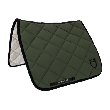 Technische stof dressuurdeken Black Line Equestro editie Donkergroen / zwart