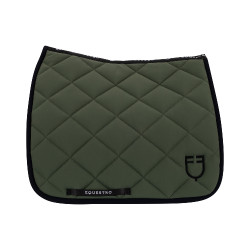 Technische stof dressuurdeken Black Line Equestro editie Donkergroen / zwart