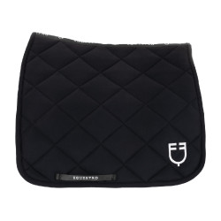 Technische stof dressuurdeken Black Line Equestro editie Zwart