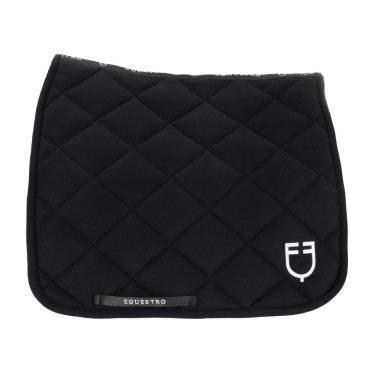 Technische stof dressuurdeken Black Line Equestro editie Zwart
