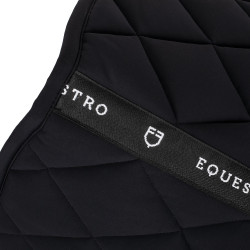Technische stof dressuurdeken Black Line Equestro editie Zwart
