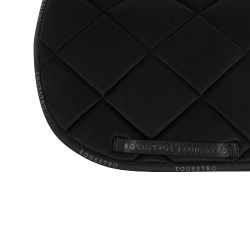 Tapis de dressage en tissu technique avec logo GP Equestro Noir / noir Tapis de dressage en tissu technique avec logo GP Equestro Noir / noir