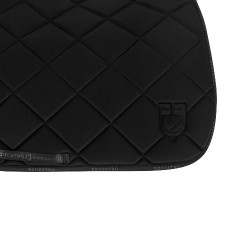 Tapis de dressage en tissu technique avec logo GP Equestro Noir / noir Tapis de dressage en tissu technique avec logo GP Equestro Noir / noir