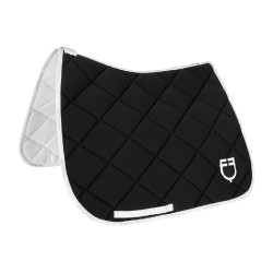 Tapis de dressage en tissu technique avec logo GP Equestro Noir / blanc
