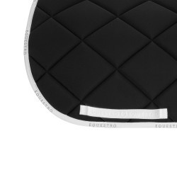 Tapis de dressage en tissu technique avec logo GP Equestro Noir / blanc