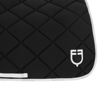 Technische stoffen dressuurdeken met GP Equestro-logo Zwart / wit
