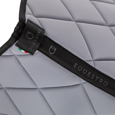 Technische stoffen dressuurdeken met GP Equestro-logo Grijs / zwart
